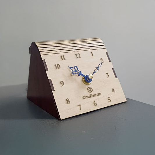 CraftWood Arc Table Clock